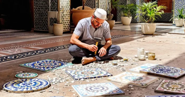 Zellige Tiles craft