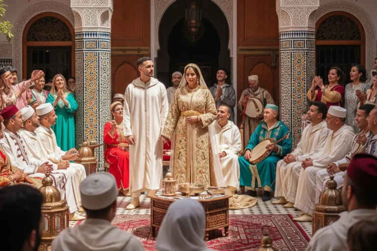 Moroccan wedding ceremony