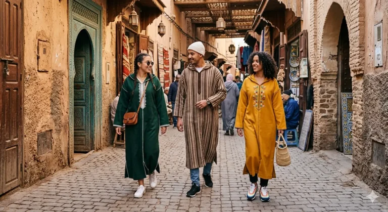 Moroccan jellaba street style